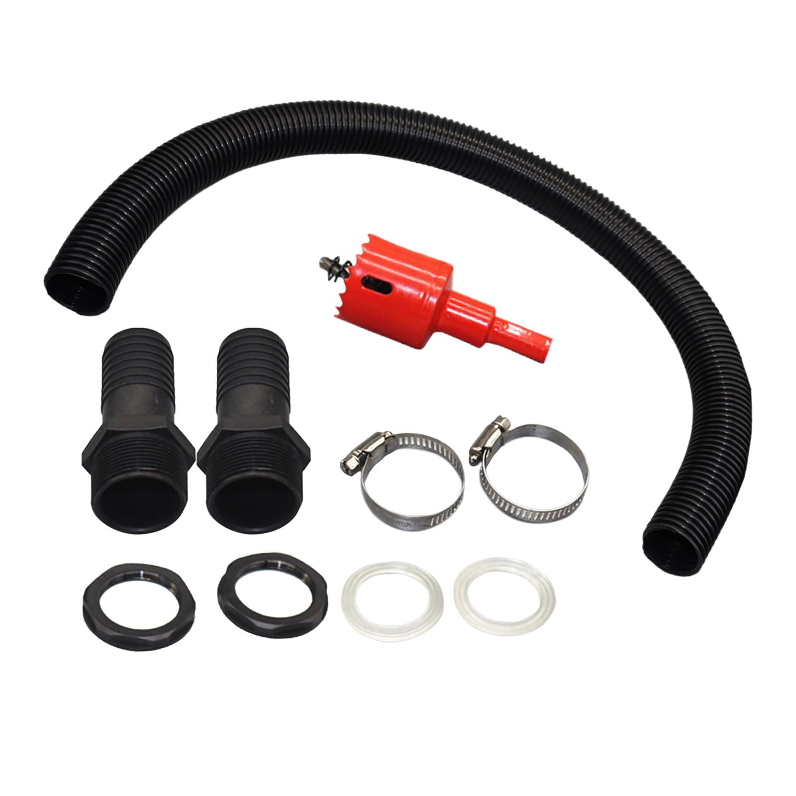 Zxpjkyu Rain Barrel Link Connector Hose Connection Pipe Lightweight Water Collection for 2.5cm With Taper