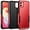 Red, variant on for Samsung Galaxy A04E Case, [Shockproof] Military Grade Proof Protection [Dropproof] Rugged Protective Heavy Duty Phone Case Cover for Samsung Galaxy A04E (Black)