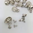thumbnail image 4 of 10 Ensembles de Rivets Crâne Punk Rock Sacs à Chaussures DIY, 9x16mm, 4 of 8