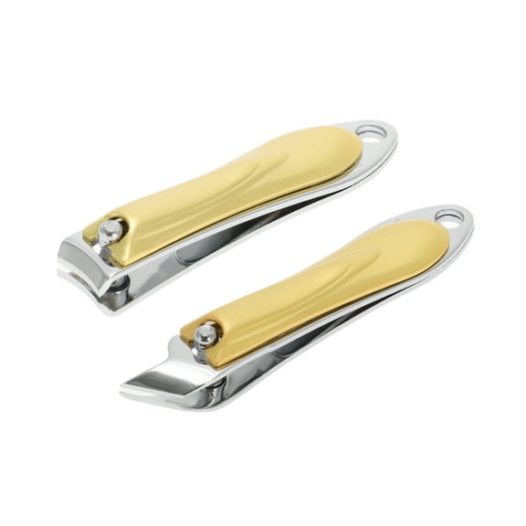 Unique Bargains 1 Set Nail Clippers Set Toenail Clippers Gold