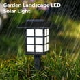 thumbnail image 3 of 12 Packs Solar Outdoor Lights, Light Control LED Solar Pathway Lights, IP65 Waterproof Outdoor Landscape Lights, Decorative House Shape Solar Lamps for Garden, Yard, Walkway, 3 of 8