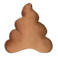 thumbnail image 3 of Sparkles Home Poop Emoji Shaped Pillow, Luminous Rhinestones on Brown Velvet, 3 of 3