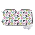 thumbnail image 2 of Lsque Funny Chicken Car Windshield Sun Shade | Accordion Folding Style Auto Shade for Car Truck SUV Van | Blocks UV Rays Sun Visor Protector | Medium, 2 of 7