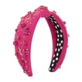 thumbnail image 1 of Diadema anudada para mujer, banda para el cabello con adornos superiores, elegante y a la moda., 1 of 5