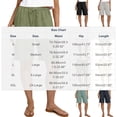 thumbnail image 4 of VBVC Women's Drawstring Wide Leg Shorts,Breathable Knee-Length Pants For Women,Ladies Work Beach Trousers with Pockets,Mint Green,S-2XL, 4 of 7