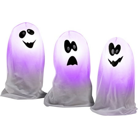 Halloween 3-count Color Changing Ghosts Pathway Ma - Walmart.com