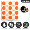 thumbnail image 5 of Yayeee Magnetic Dishwasher Cover for The Front Decoration Home Kitchen Machine Sticker Protector, Orange Geometric Circles, 5 of 6