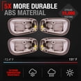 thumbnail image 3 of Interior Front/Rear Driver & Passenger Door Handle 4-Piece Set - Compatible with 1998-2002 Toyota Corolla, 98-02 Chevrolet Prizm - Beige - OEM 79500, 80890, 69206-02050-E0, 79501, 80889, 6920502050E0, 3 of 5