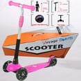 thumbnail image 5 of Voyage Sports Toddler Scooter, Pink Kickboard, Adjustable Height for Kids Ages 3-5 Year Old, 5 of 6