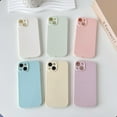 thumbnail image 4 of Designed for iPhone 14 Case,Simple Cute Candy Colorful Case for Girls Women,Soft Slim TPU Bumper Shockproof Protective Cover for iPhone 14,6.1 inch-Light Green, 4 of 8