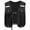 Black, variant on Outdoor Running Vest Bag Wear Resist Water Bottle Storage Backpack Adjustable Hydration Vest Bag Mountaineering Backpack (Black)