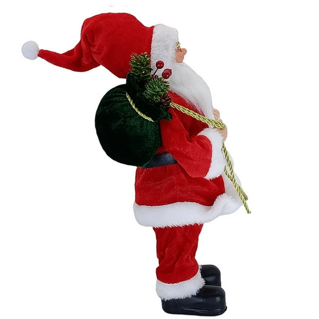 fastboy Bonhomme de Neige Père Noël Poupée Décoration Intérieur Table Bureau Statue Décor Rouge