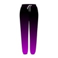 thumbnail image 4 of Womens Cinch Bottom Track Sweat Pants Comfy Lounge Joggers Workout Athletic Baggy Loose Yoga Sweatpants with Pocket, 4 of 4