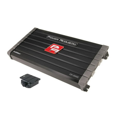 Marshall Power Amps - Power Acoustik CB1-8000D Caliber Series Monoblock Class D Amp (8,000 Watts Max)