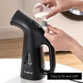 thumbnail image 4 of Vaporizador portátil True & Tidy® para ropa, quita arrugas, apagado automático, 800 vatios de vapor, placa de acero inoxidable, color negro., 4 of 5