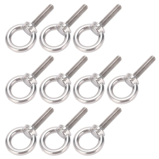 Il, Acier Inoxydable 304 M6x25 Lifting Puissant Stable 10 Pcs pour Machines et Équipements