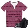 thumbnail image 4 of Jamicy Casual Blouses for Women Button-Up Short Sleeve Shirts Dressy Pleated Tunic Women's Blouse Shirt Beach Vacation Clothes 2026, 4 of 6