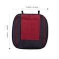 thumbnail image 2 of FOMIYES Para Asiento De Carro En Cuero Rojo Con Total Y Alta Durabilidad, 2 of 6