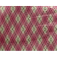 thumbnail image 4 of oneOone Georgette Viscose Light Yellow Fabric Argyle Check Sewing Craft Projects Fabric Prints By Yard 42 Inches Wide, 4 of 4