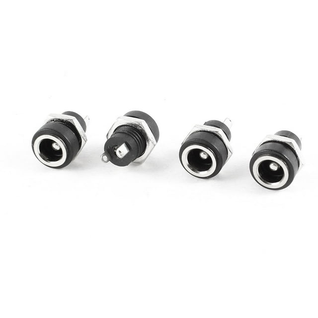 Unique Bargains 5 Pcs Support PCB 2 Bornes Prise Centrale 2.5mm DC