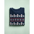 thumbnail image 3 of Christmas Pattern With Bears Sweatshirt Women -Image by Shutterstock, Female Medium, 3 of 4