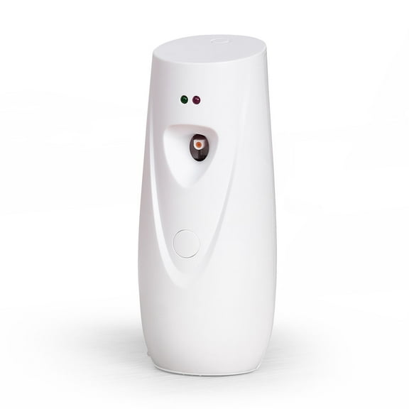 KFFKFF Automatic Air Freshener Spray Dispenser, 4-Pack, Wall-Mountable or Freestanding, Battery-Powered, Adjustable Time Settings for Homes, Bathrooms, Offices, Hotels, and Commercial Spaces, White