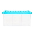 thumbnail image 2 of Small Fish Tank, Acrylic Compact Easy Cleaning 3 Grid Multicompartment Divided Fish Tank  for Home, 2 of 7