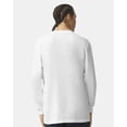 thumbnail image 4 of American Apparel Long Sleeve T-Shirt, Crew Neck Fine Jersey Casual Tee 100% Cotton Thread (White Color, 6 Pack L), 4 of 6