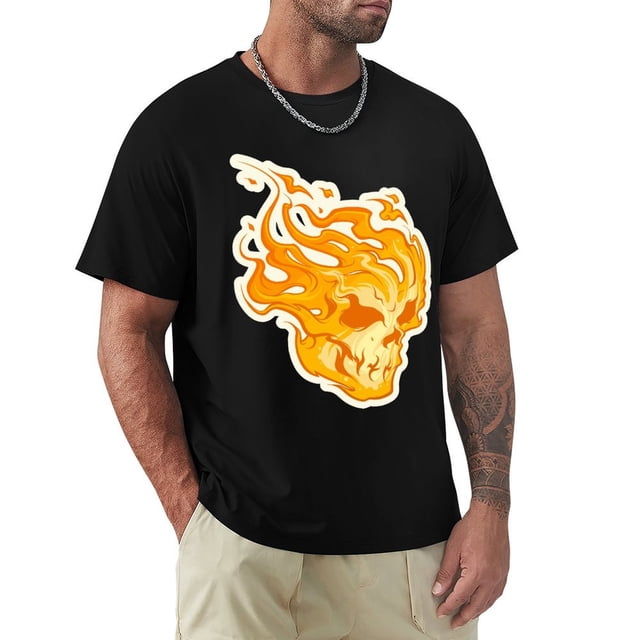 OUSIMEN T-Shirts Graphiques Skull pour Hommes et Femmes - 6TG