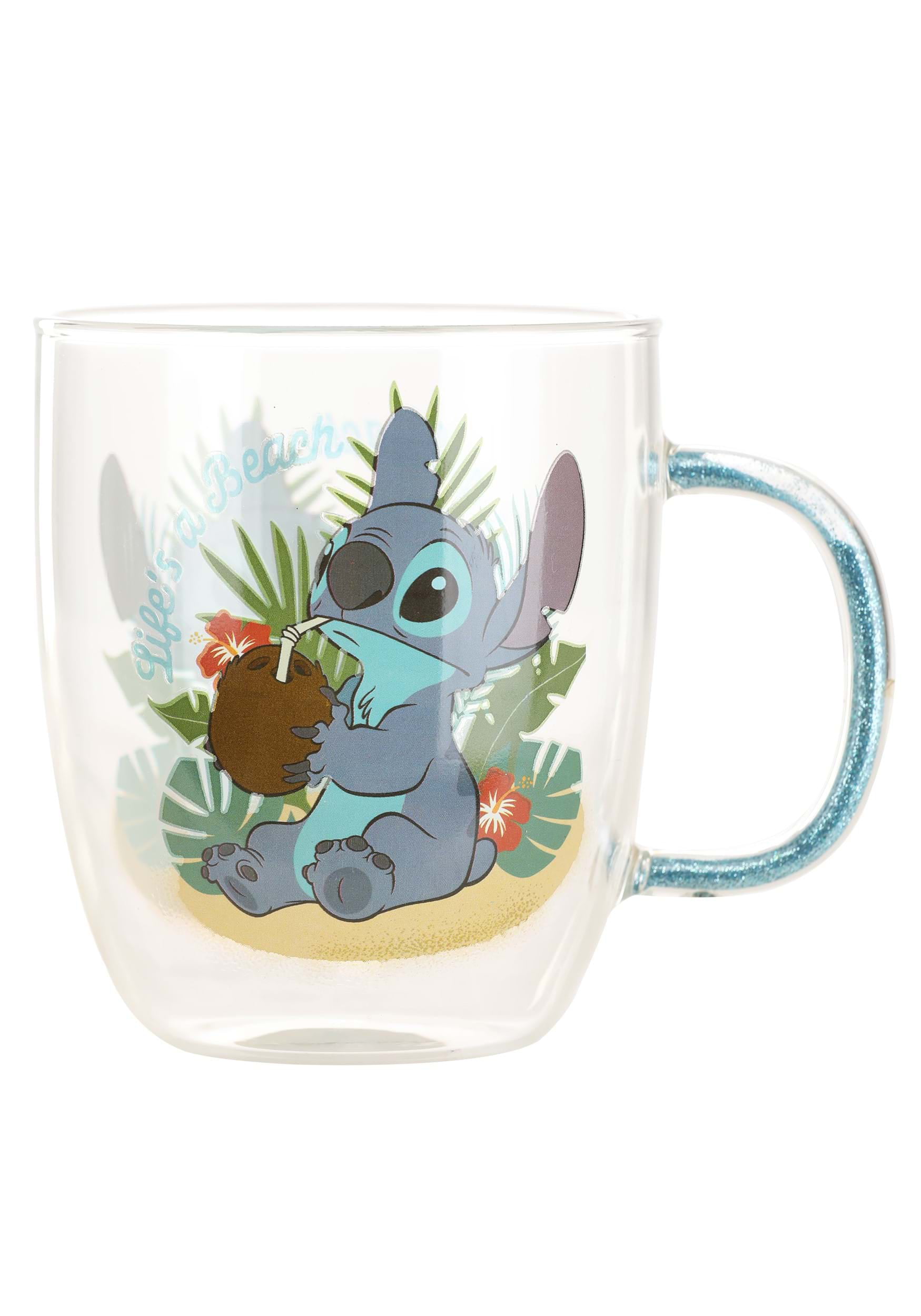 Lilo & Stitch Geschenkbox Kaffeebecher Ohana Means Disney Tasse 