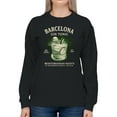 thumbnail image 2 of Barcelona Gin Tonic Design Women's Sweatshirt, 2 of 3
