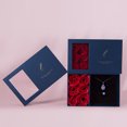 thumbnail image 3 of Caja de joyería de rosas, caja de regalo de joyería de rosas Caja de almacenamiento de joyas de rosas Caja de regalo de joyas de rosas Funcionalidad versátil, 3 of 9