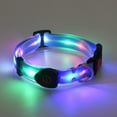 thumbnail image 4 of CBFFDC Flashing Dog Collar LED Light Dog Collar Adjustable Length USB Rechargeable 3 Light Modes Wrapped Rubber Webbing Night Glow Collar, 4 of 5