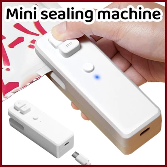 Multi-Function Rechargeable Sealer Mini Portable Integrated Opening and Sealing Machine Handheld Heat Vacuum Sealer