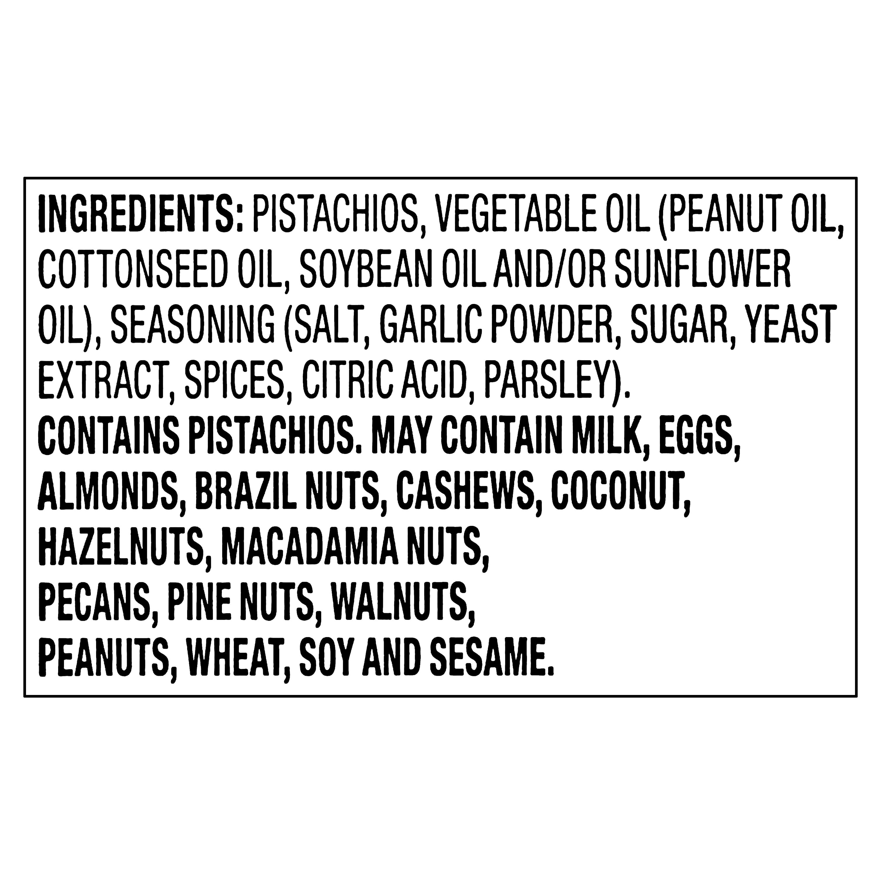 bettergoods Roasted Garlic and Herb Pistachios, 10 oz Tub