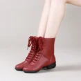 thumbnail image 4 of Directamente de fábrica Zapatos de baile cuadrados con suela blanda para las cuatro estaciones Zapatos de baile de marcha militar Botas largas Jazz Latino Moderno, 4 of 4