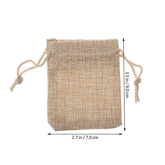 Raindrops 50Pcs Synthetic Material Small Drawstring Bags for Event Organizers