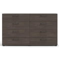 thumbnail image 6 of Home Square 4 Piece Bedroom Set with Dresser, Chest and Two Nightstands in Dark Chocolate, 6 of 31