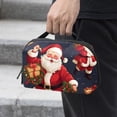 thumbnail image 2 of Santa Claus Charger Pouch and Storage Box: Oxford Cloth Waterproof USB Cable Organizer and Cell Phone Cord Holder - 5.9x9.44x3.14 in, 2 of 6