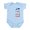 Sky Blue, variant on CafePress - Ayiti Infant Bodysuit - Baby Light Bodysuit, Size Newborn - 24 Months