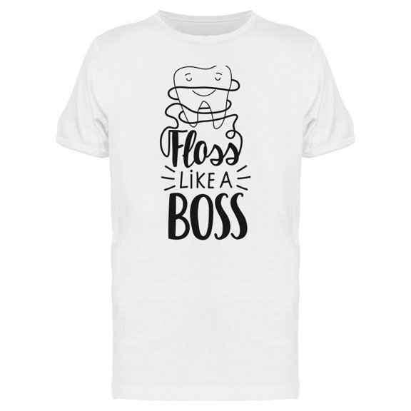 Dental Floss Like A Boss Tee Men's -Image by Shutterstock