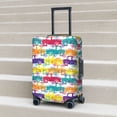thumbnail image 6 of Hirioo Colorful Car for Elasticity Suitcase Cover (No luggage Included) Durable Luggage Protector Fits 18-32 Inch Luggage-Large, 6 of 7