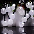 thumbnail image 1 of Guirnalda de Luces Solares LED de 20 Pies y 30 Luces LED para Exteriores, Impermeable, para Decoración de Jardín, Color Blanco Frío, 1 of 3