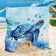 thumbnail image 2 of Manta de playa impermeable y arenosa HIHOHO, 200 x 211 cm, grande, 2 of 6