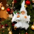 thumbnail image 5 of Luoshdecor Christmas Tree Decoration,Plush Santa Claus Figurine Fun Christmas Hanging Ornament for Holiday Winter Home Table Xmas Party, 5 of 6