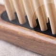 thumbnail image 2 of MasteelfCA Natural Sandalwood Hair Comb Double-Row Teethed Comb Anti-Static Comb Head Massage Comb Hairdressing Accessories, 2 of 7