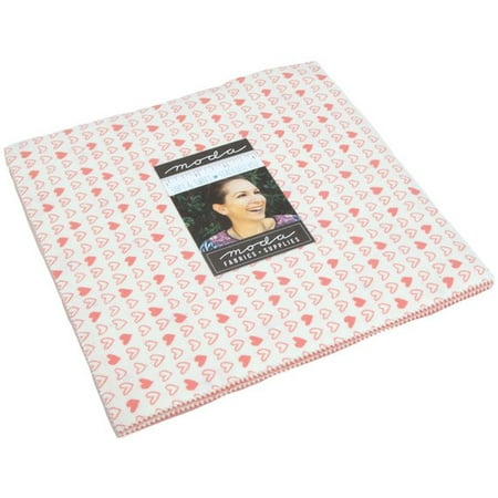 Sweet Cakes Flannel - Soft Sweet Flannel Pink Moda Junior Layer Cake by Stacy Iest Hsu; 20 - 10