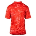 thumbnail image 2 of Burnside Golf Men's Tye Dye Performance Polo Shirt, X-Large Red -, 2 of 2