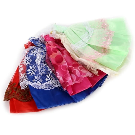 5 Pcs/set Doll Party Costume Clothing Ballet Skirt Cake Dress (Color