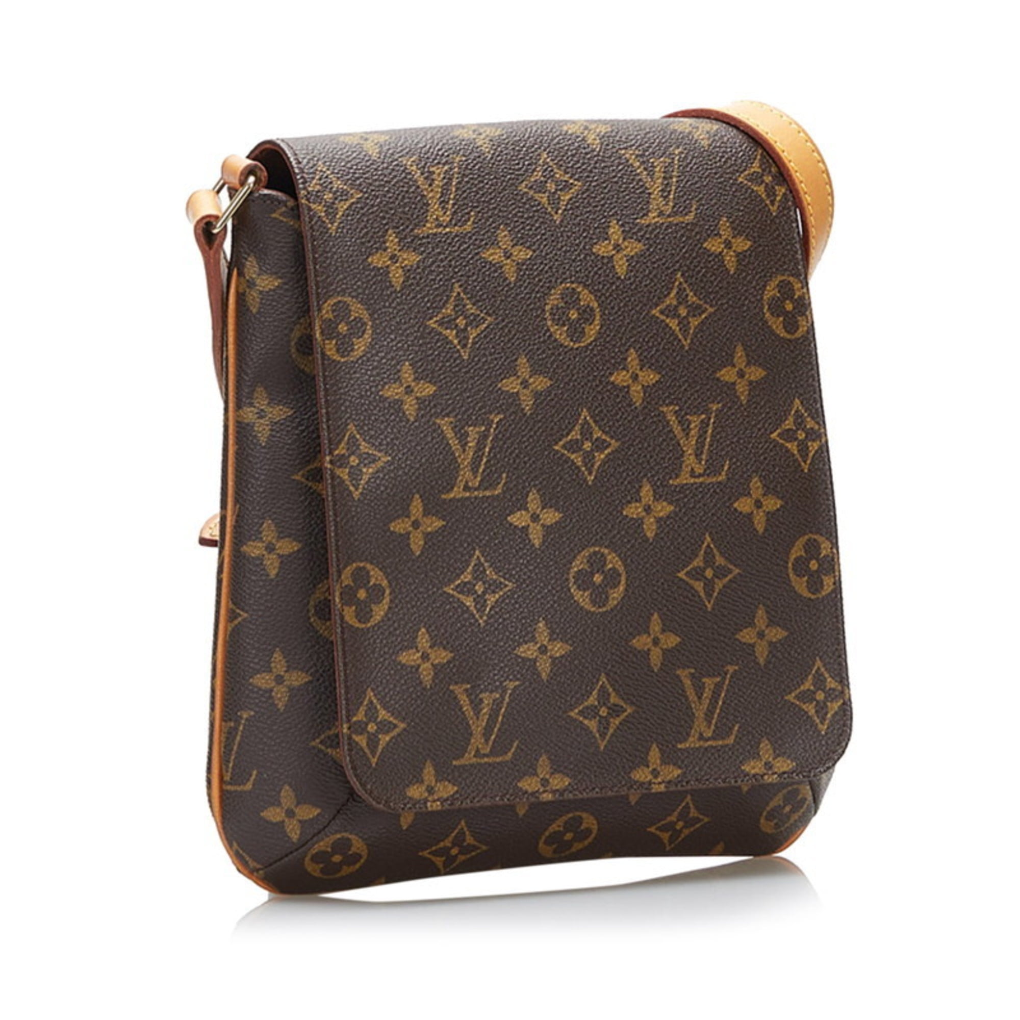 Authenticated Used Louis Vuitton Monogram Musette Salsa Short Shoulder Bag  M51387 Brown PVC Leather Ladies LOUIS VUITTON 